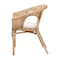 Bali & Pari Abbey Modern Bohemian Natural Rattan Dining Chair 248-14054-ZORO - alternate 2