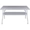 Amgood 24 in. x 60 in. Folding Stainless Steel Work Table with Removable Undershelf AMG FWT-US-2460-Z - alternate 2