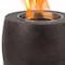 Homeroots 5in Black And White Bioethanol Portable Tabletop Firepit 654322 - alternate 2