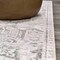 Jonathan Y Edith Distressed Medallion Low-Pile Machine-Washable Cream/Light Gray 5 ft. x 8 ft. Area Rug WSH315A-5 - alternate 3