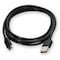 Add-On 50CM USB 2.0 A MALE TO USB 2.0 C MALE BLACK CABL USBEXTAC50CM - alternate 3