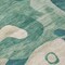Homeroots 10' X 14' Teal Blue Ivory And Beige Abstract Washable Indoor Outdoor Area Rug 630614 - alternate 2