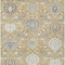 Homeroots 10' X 14' Gold Ivory And Gray Damask Washable Indoor Outdoor Area Rug 599417 - alternate 2