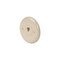Leviton 4-Terminal Round Modular Telephone Jack, Flush Mount, Ivory 40229-I - alternate 2