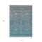 Homeroots 5' X 8' Teal Blue Gray And Charcoal Ombre Washable Indoor Outdoor Area Rug 588577 - alternate 2
