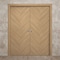 Sartodoors Sliding French Double Pocket Doors 48 x 80 inches, Ego 5005 Natural Oak, Kit Rail Hardware, Solid EGO5005DP-SNA-48 - alternate 2
