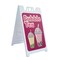Signmission Bubble Tea, A-Frame & 2 Decals Installed, Heavy-Duty Plastic Frame SBHD-D-2436-30351 - alternate 1