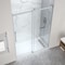 Anzzi 76'' x 45-48'' Sliding Frameless Shower Door in Brushed Nickel with Right Drain Alcove Shower Base SD-5901103R-BN - alternate 3