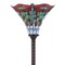 Jonathan Y Dragonfly Tiffany-Style 71" Torchiere LED Floor Lamp, Bronze/Red JYL8002A - alternate 3