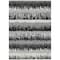 Homeroots 5' X 8' Black Gray And Ivory Striped Washable Indoor Outdoor Area Rug 598317 - alternate 3