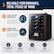 Yeego 16.96 inch 20 Bottle Freestanding/ Countertop Wine Cooler Refrigerator YG-WSJC62-25US-ZO - alternate 3
