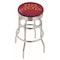 Holland Bar Stool Co 30" Chrome 2-Ring Minnesota Swivel Bar Stool, Accent Ring L7C3C30MinnUn - alternate 1