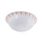 Ultra By Gibson Piper Point 12 Piece Opal Glass Dinnerware Set in White With Red Accents 138950.12 - alternate 2