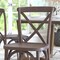 Flash Furniture Advantage Dark Driftwood X-Back Chair X-BACK-BURDRIFT - alternate 2