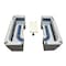 Horizon Mfg Premium 11 Piece Pontoon Furniture Set White/Navy/Blue Premium 020-AADK - alternate 1