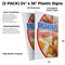 Signmission Breakfast Served All Day, Plastic Signs Only 24 Inch x 36 Inch, Corrugated Plastic, 2PK CSB-2436-2PACK-Breakfast Served All Day - alternate 2