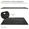 Anzzi 59 in. x 35 in. Barrier-Free Curbless Shower Base in Black with Reversible Drain and Slip-Resistant SB-AZ609RL-BL - alternate 3