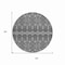 Homeroots 8' Black And Ivory Round Tribal Washable Indoor Outdoor Area Rug 614205 - alternate 3
