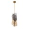 Euf Grotto, Pendant, 36", Antique Brass, Mixed Glass 50463-022 - alternate 1
