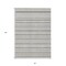 Homeroots 3' X 5' Silver And Gray Striped Washable Indoor Outdoor Area Rug 610564 - alternate 3