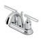 Kingston Brass Double-Handle 4" Centerset Bathroom Faucet with Pop-Up Drain, Polished Chrome FB5611CML - alternate 1