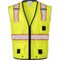 Ironwear Type R Class 2 Hi Vis Reflective Mesh 11 Pocket Zipper Safety Vest, Lime, Small 1248-LZ-RD-SM - alternate 1