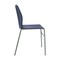 Flash Furniture HERCULES Navy Stack Chair with Air-Vent Back, Non-Sled Base and Gray Powder Coated Metal Frame RUT-NC498-NV-GG - alternate 3