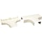Legrand Tee Raceway, PN05 Series, 1 Channel, 2.93 in W, 0.625 in H, 4-3/4 in L, Ivory PN05F15V - alternate 1