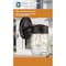 Boston Harbor Outdoor Wall Lantern, 120 V, 60 W, A19 or CFL Lamp, Steel Fixture, Black, Black Fixture W15BK01-33883L - alternate 2