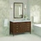 James Martin Vanities Myrrin 48'' Vanity, Mid Century Walnut w/ Jasmine Pearl Silestone Top w/FreePower Wireless Charger 485-V48-WLT-FEJP - alternate 2