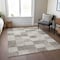 Homeroots 3' X 5' Beige And Gray Geometric Washable Indoor Outdoor Area Rug 604845 - alternate 2