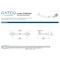 Gatco Locke Glass Shelf, Chrome 5456 - alternate 2
