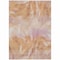 Homeroots 3' X 5' Copper And Ivory Abstract Washable Indoor Outdoor Area Rug 631335 - alternate 2