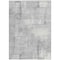 Homeroots 9' X 12' Gray And Silver Geometric Washable Indoor Outdoor Area Rug 618593 - alternate 3
