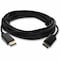 Add-On Addon  Of 20Ft Displayport Male To Male Black Cable, PK5 DISPLAYPORT20F-5PK - alternate 2