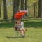 Life Is Good Max Shade Quad Folding Camp Chair With Tilt UV Sun Protection Canopy Navy Blue QC50CPLG-24SL-1 - alternate 2