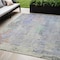 Homeroots 5' X 8' Purple Abstract Washable Indoor Outdoor Area Rug 607747 - alternate 3