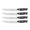Henckels Forged Accent Set of 4 Steak Knife Set-Black 1011268 - alternate 1