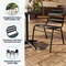 Flash Furniture Commercial Black Restaurant Stack Chair TLH-015C-BK-GG - alternate 4
