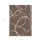 Homeroots 5' X 8' Brown And Beige Abstract Washable Indoor Outdoor Area Rug 597464 - alternate 2