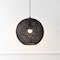 Jonathan Y Lacey 16 in. 1-Light Modern Bohemian Woven Paper Rope Round Globe LED Pendant, Black JYL1135B - alternate 3