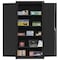 Sandusky Lee Heavy Duty Welded Steel Storage Cabinet, 36x18x72, Black EA4R361872-09 - alternate 2
