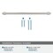 Amerock Destine 12-5/8 inch 320mm Center-to-Center Polished Nickel Cabinet Pull BP36903PN - alternate 2