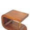 Homeroots 24" Chestnut Solid Wood Zig Zag Nightstand 651617 - alternate 2