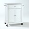 Crosley Compact Stainless Steel Top Kitchen Cart KF30022EWH - alternate 1