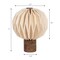 Jonathan Y Quincy 11" Modern Minimalist Paper Pleated Orb Accent LED Table Lamp, Natural JYL9103B - alternate 2