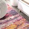 Jonathan Y Contemporary POP Modern Abstract Brushstroke Pink/Cream 2 ft. x 8 ft. Runner Rug CTP102B-28 - alternate 2
