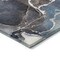 Homeroots 2' X 3' Blue Abstract Washable Non Skid Indoor Outdoor Area Rug 559649 - alternate 2
