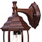 Homeroots Dark Brown Hanging Globe Lantern Wall Light 398563 - alternate 2