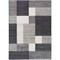 World Rug Gallery Contemporary Modern Geometric Boxes Design Non-Slip Area Rug 2 ft 7 in x 4 ft Gray 506GRAY27X4 - alternate 3